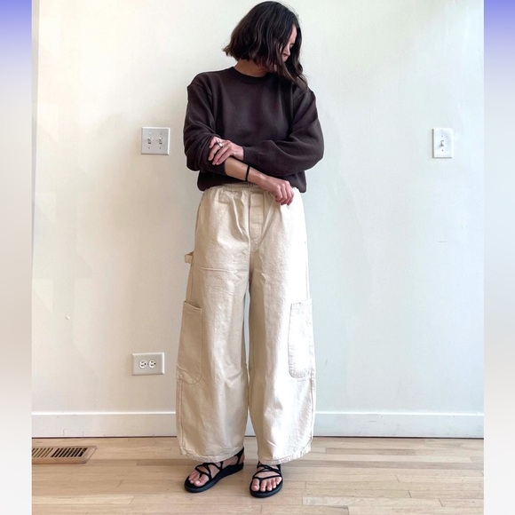 Meals Clothing Pants - NWT Meals Clothing Chef Pants in Flour